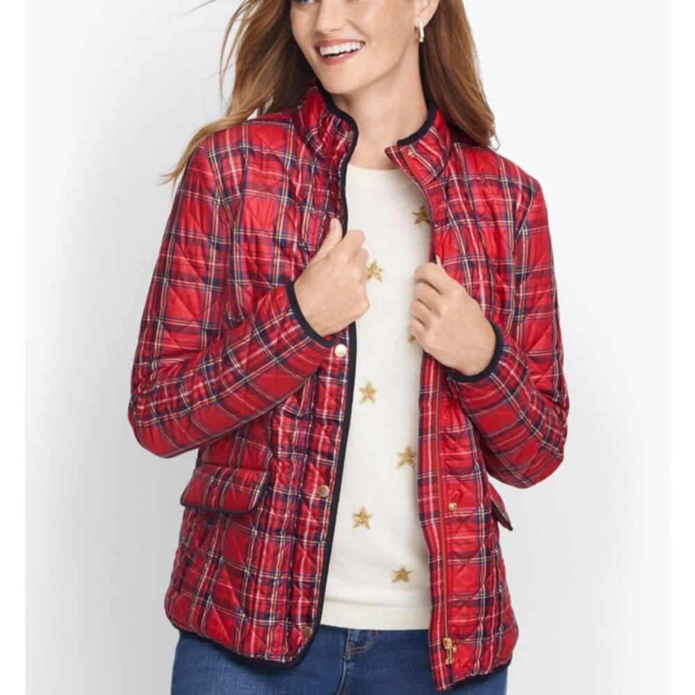 NWT Talbots Plus Quilted Plain Jacket